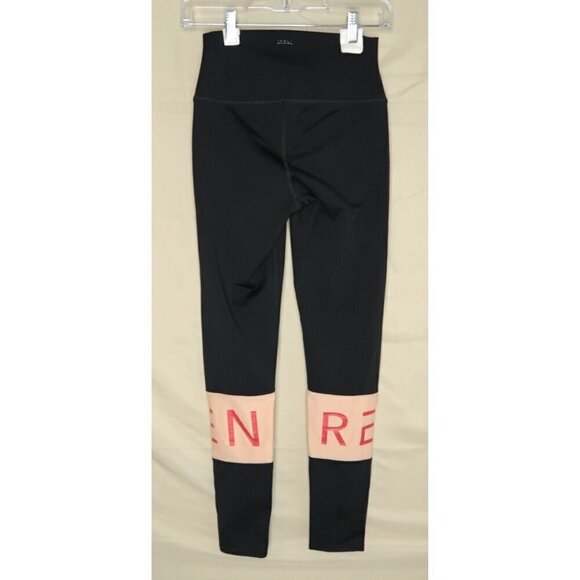 REN Active x REVOLVE Leggings Black Pull On Ankle Length USA Made Women's Medium - Picture 6 of 10